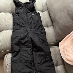 Chalet Black Winter Bib Overalls